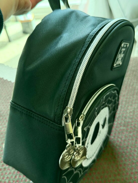 Disney Nightmare Before Christmas Jack Skellington Spider Web Mini Backpack NWT